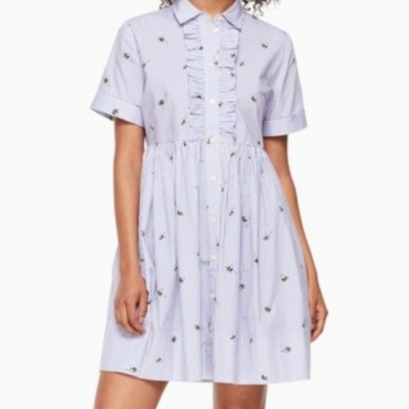 kate spade Dresses & Skirts - Kate Spade abuzz Poplin Dress Sise XS